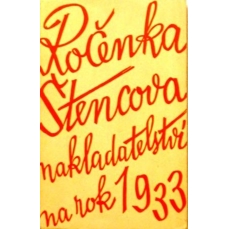 Ročenka Štencova nakladatelství na rok 1933