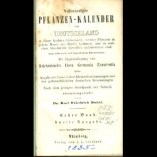 Pflanzen-Kalender von Deutschland 1835/I.-II.