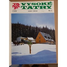 Časopis Vysoké Tatry / ročníky 1974, 1975 (6+6 čísel)