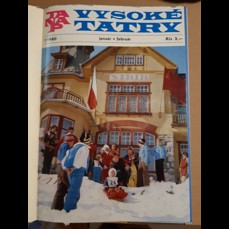 Časopis Vysoké Tatry / ročníky 1980, 1981 (6+6 čísel)
