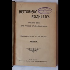 Historické rozhledy - Poučné čtení pro mládež Českoslovanskou / Ročník IV. (1901)