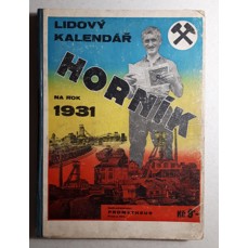 Lidový kalendář Horník na rok 1931