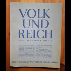 Volk und Reich / Politische Monatshefte 11/1942
