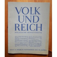 Volk und Reich / Politische Monatshefte 11/1942