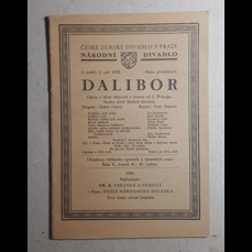 Dalibor / Opera ve třech jednáních na slova Josefa Wenziga